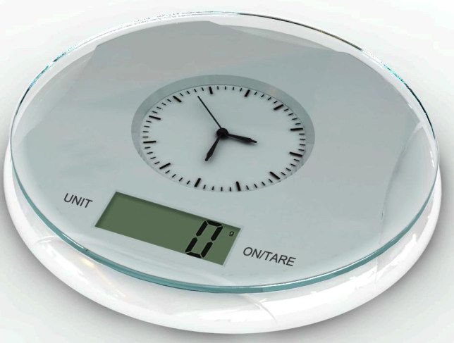 AS690F Clock kitchen scale