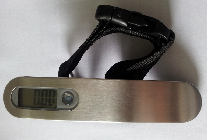 Stainless steel luggage weighing scale