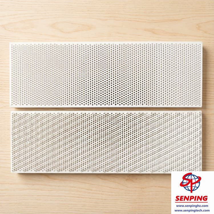 Infrared ceramic tile