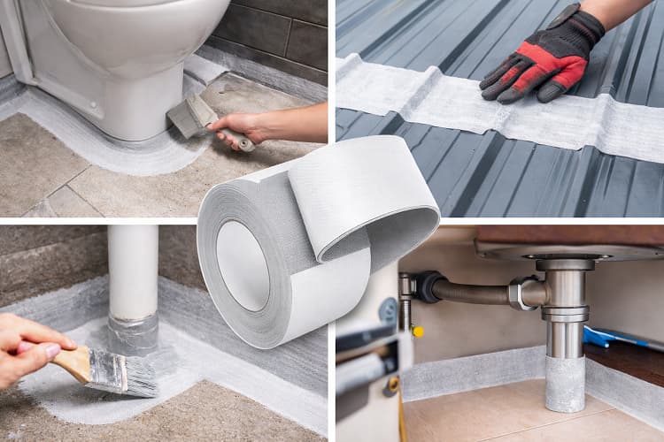 single sided butyl tape application