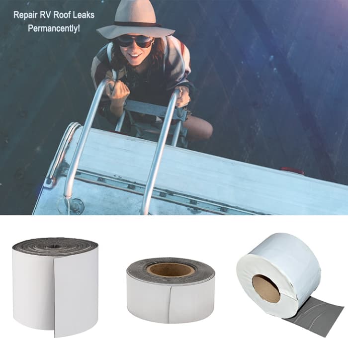 RV butyl tape application RV butyl tape application
