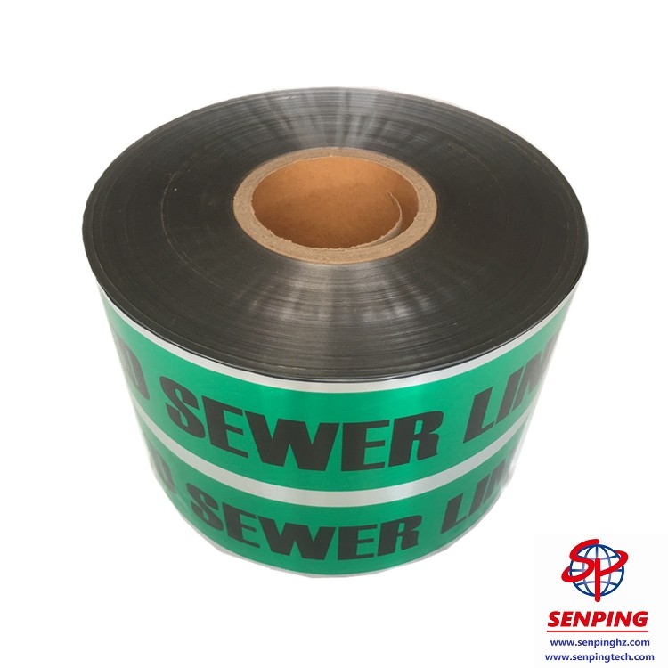 detectable underground marking tape