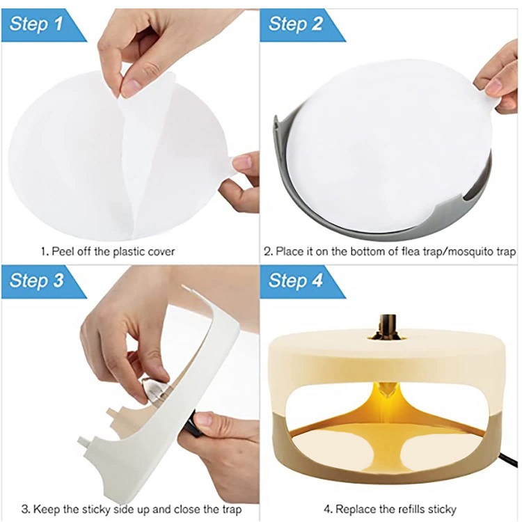 flea trap sticky pads use step flea trap sticky pads use step