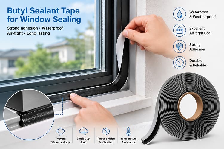 butyl glazing tape for windows sealing butyl glazing tape for windows sealing